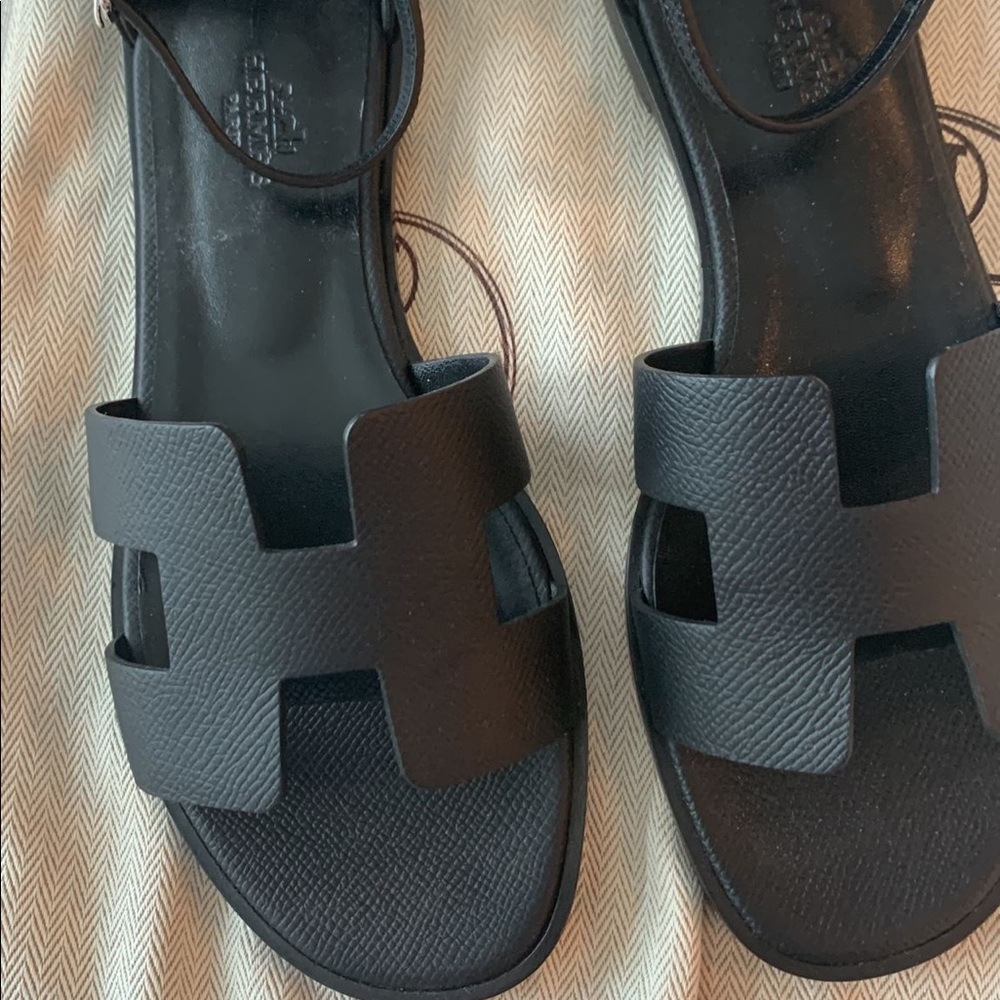 Hermes Santorini Sandals Size 36